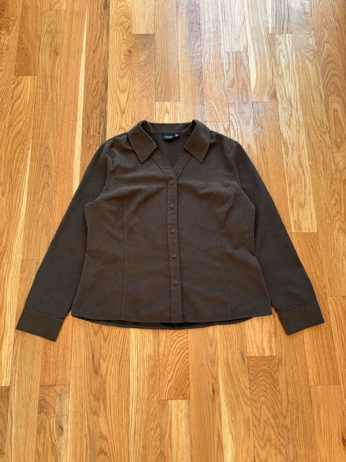 Sonoma Sonoma Life+Style Vintage Y2K Button Up Collared Shirt XL Size XL / US 12-14 / IT 48-50 - 1 Thumbnail