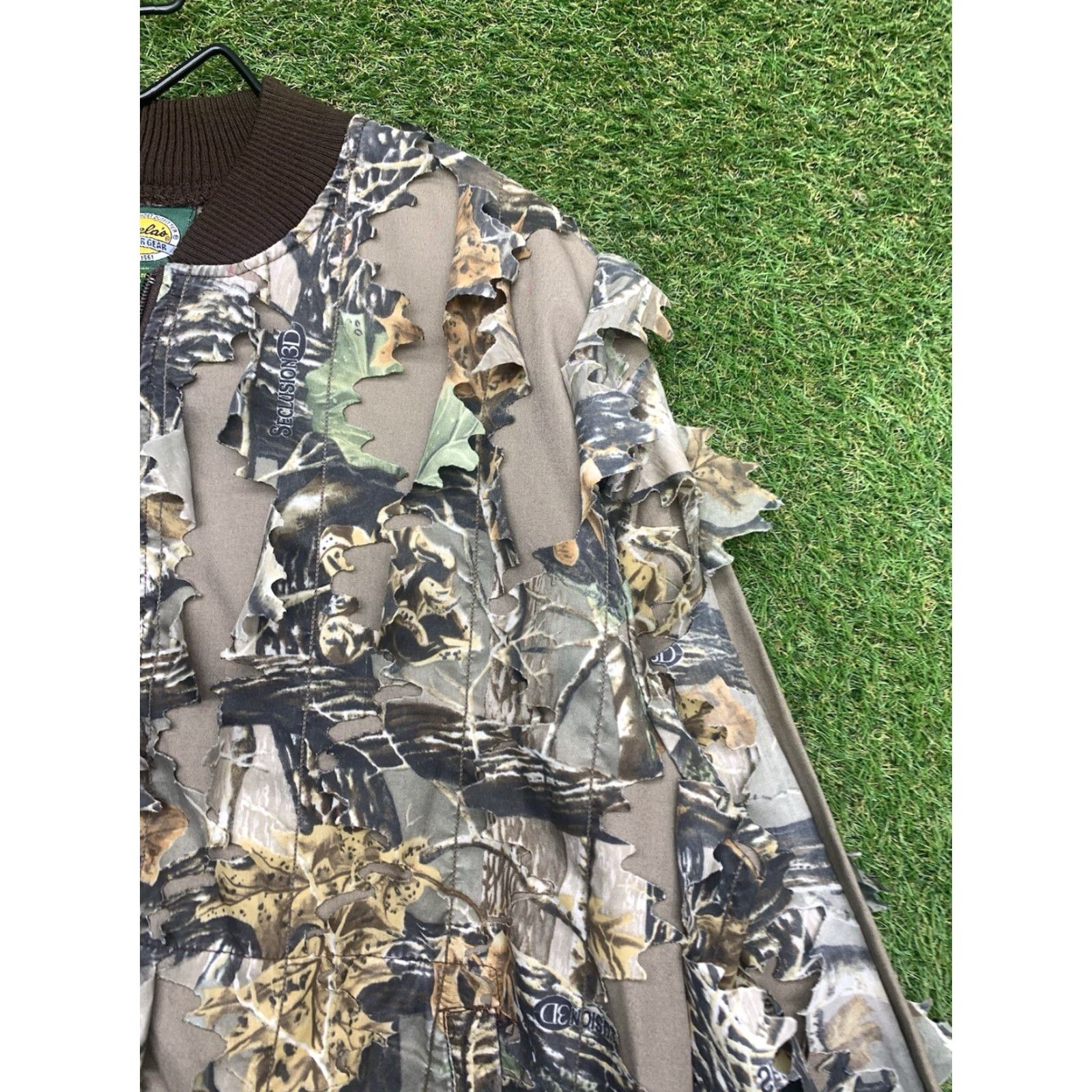 Vintage VINTAGE Cabela's Jacket Mens XL Brown Seclusion 3D Camouflage Insulated Quilted Hunting Bomber Jacket Casual Outdoor Size US XL / EU 56 / 4 - 4 Thumbnail