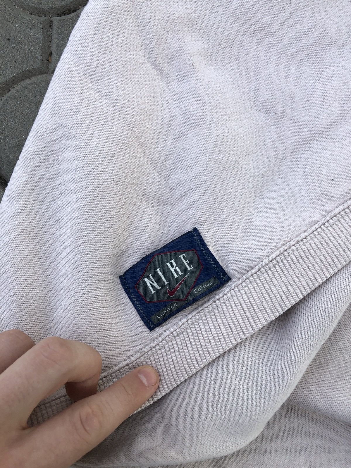 Nike × Vintage Vintage 90s Nike Center Swoosh Hoodie Big Logo Size US M / EU 48-50 / 2 - 6 Thumbnail