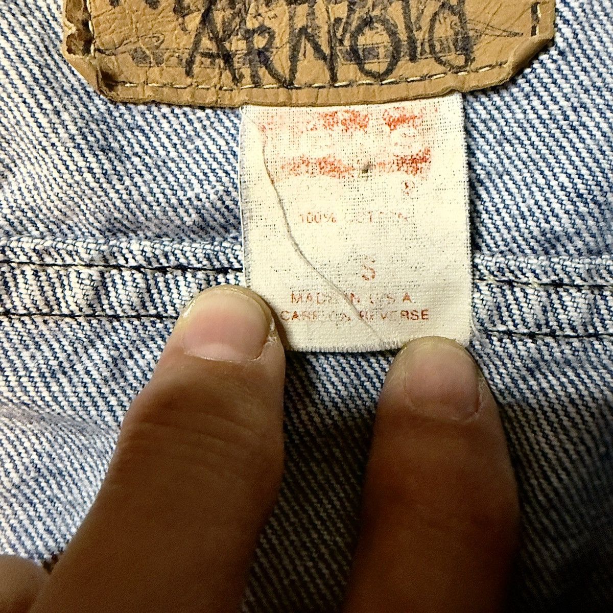 Levi's Vintage Clothing Vintage Levi's Trucker III, 70500-0206 S 1987, Made in USA Size S / US 4 / IT 40 - 4 Thumbnail