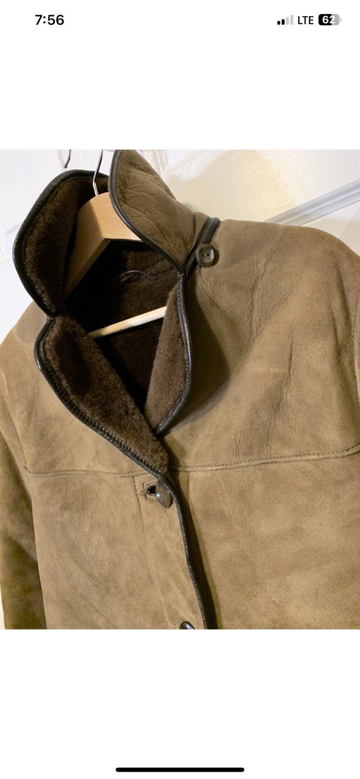 Other Lakeland womens sz 8 suede sheepskin leather coat brown Size M / US 6-8 / IT 42-44 - 1 Thumbnail