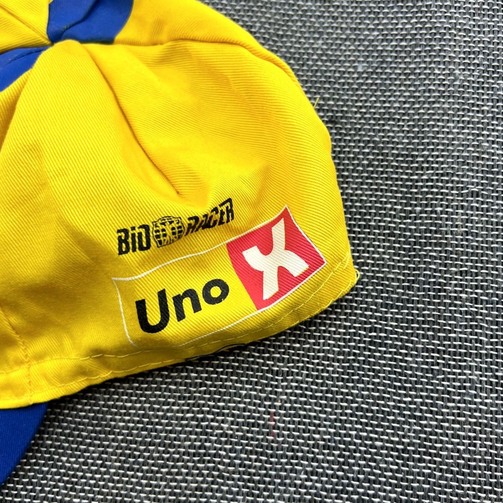 HYDROGEN Bioracer Uno-X Cycling Cap Hat One Size Yellow Racing unox Hydrogen Hat Size ONE SIZE - 3 Thumbnail