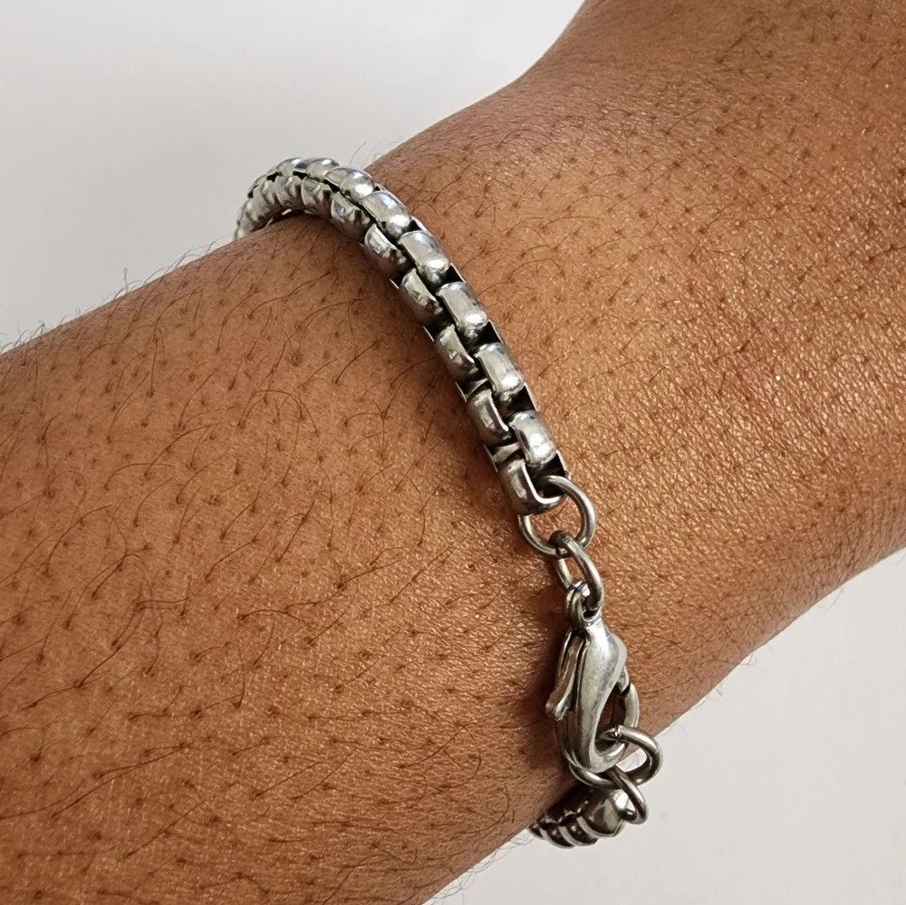 DKNY × Jewelry DKNY, Bar Tag Chain Bracelet Silver Tone Size ONE SIZE - 4 Thumbnail