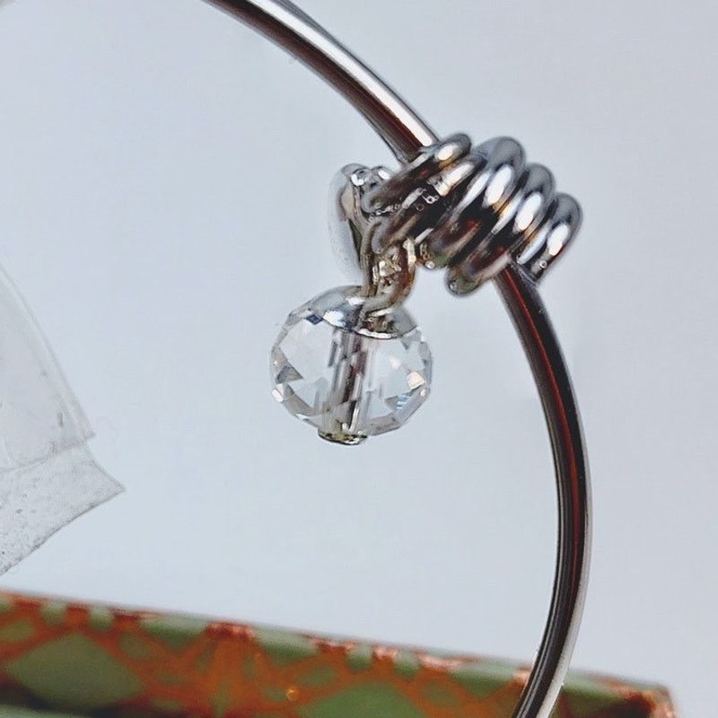 Disney Disney Minnie Mouse Bangle Bracelet w Rhinestone Charm NIB Size ONE SIZE - 5 Thumbnail