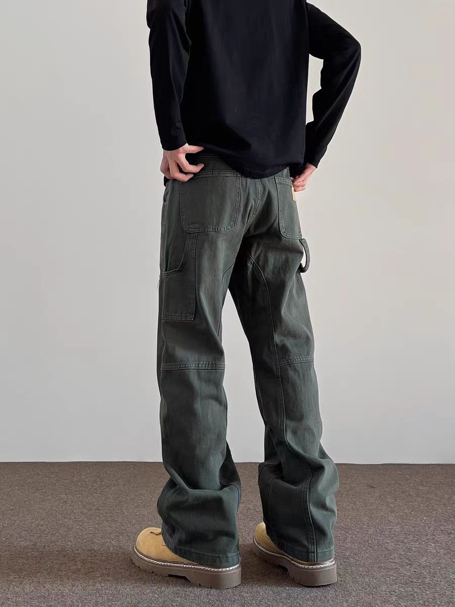 Japanese Brand × Vintage Vintage casual workwear baggy trousers Size US 34 / EU 50 - 4 Thumbnail