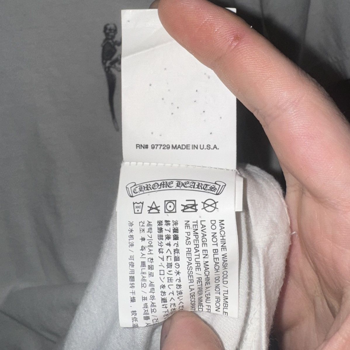 Chrome Hearts Chrome Hearts Horseshoe Logo Foti Jarvis Tee Size US XS / EU 42 / 0 - 6 Thumbnail