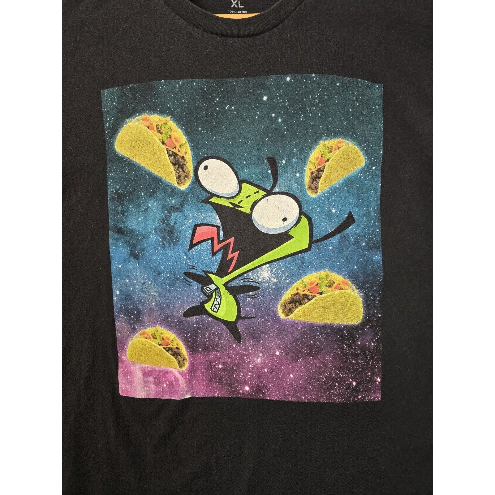 Nickelodeon Nickelodeon Invader Zim Space Taco Black Shirt XL Size US XL / EU 56 / 4 - 3 Thumbnail