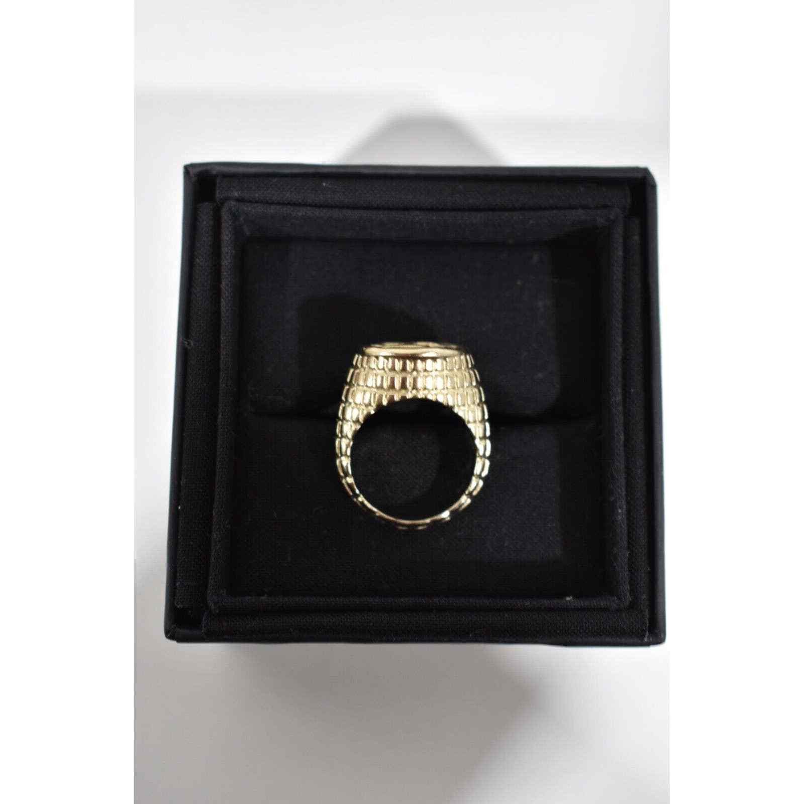 Chanel Chanel 22P Gold Circle Interlocking Fashion Finger Ring 54 7 Size ONE SIZE - 9 Thumbnail