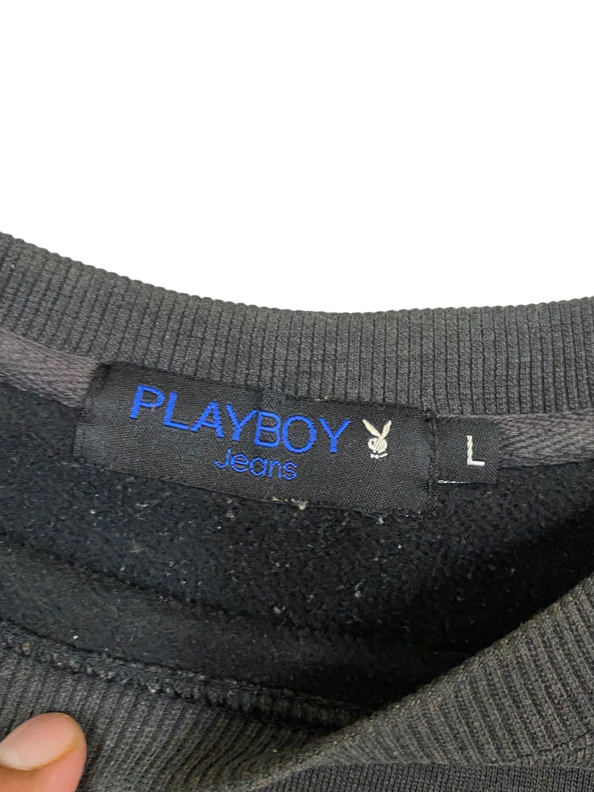 Playboy Playboy Black Sweatshirt - Size L - Embroidered Logo Size US L / EU 52-54 / 3 - 7 Thumbnail
