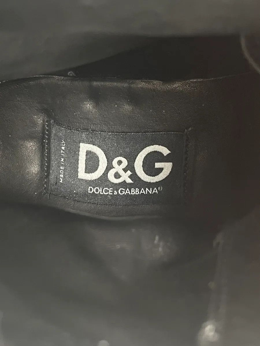 Dolce & Gabbana 2000s Dolce & Gabbana Buckles Black Leather Boots Size US 8 / EU 41 - 10 Thumbnail