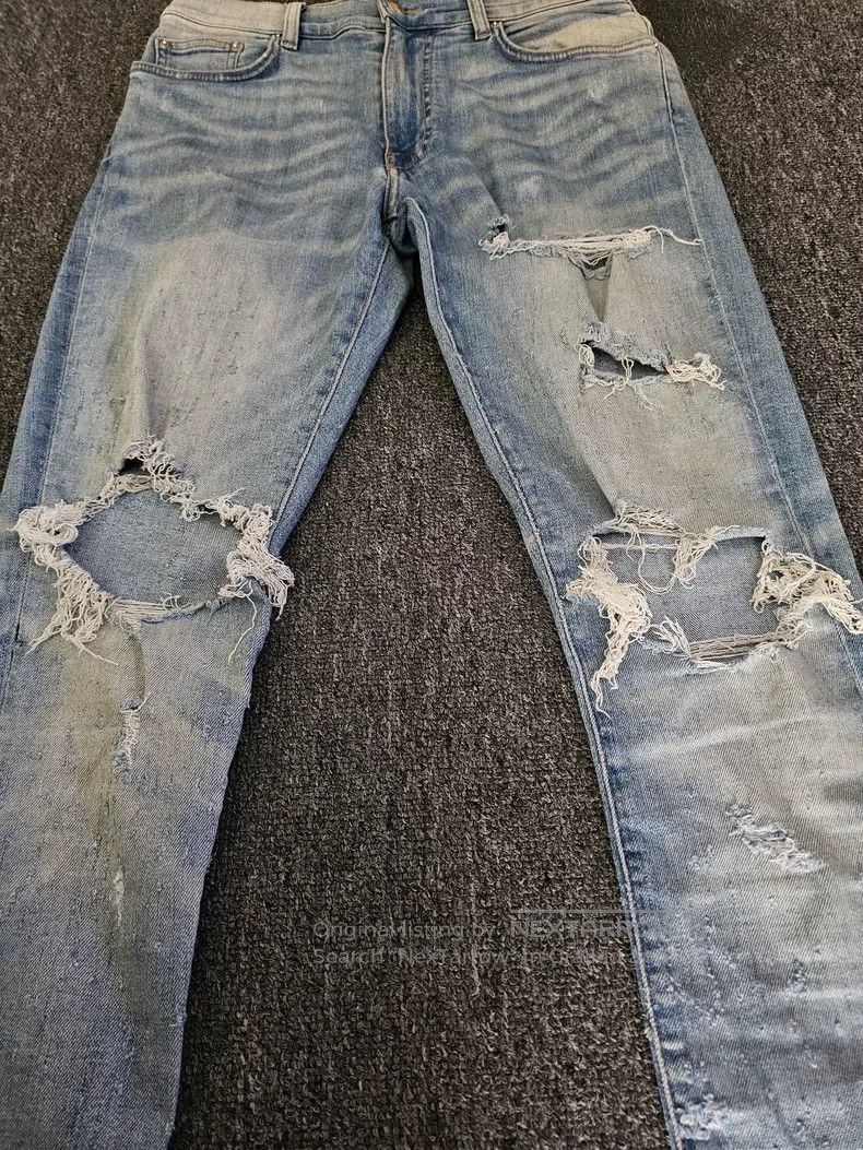 Amiri Amiri Bullet Hole Denim Jeans Size US 31 - 2 Thumbnail