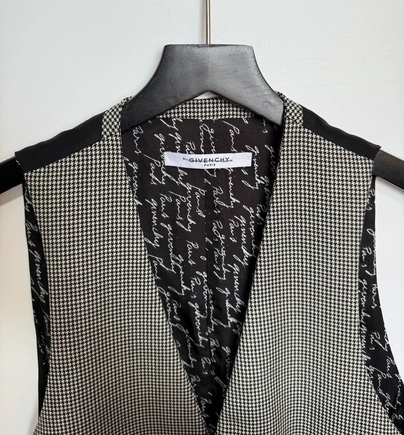 Givenchy Givenchy Givenchy Houndstooth Pattern Vest -2507 Size US L / EU 52-54 / 3 - 7 Thumbnail