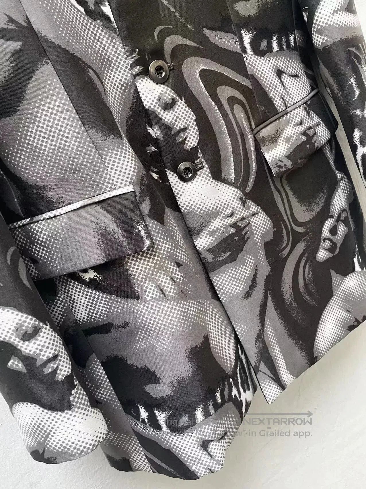 Yoshiyuki Konishi Gothic Print Yoshiyuki Konishi Suit Jacket. Size M / US 6-8 / IT 42-44 - 4 Thumbnail