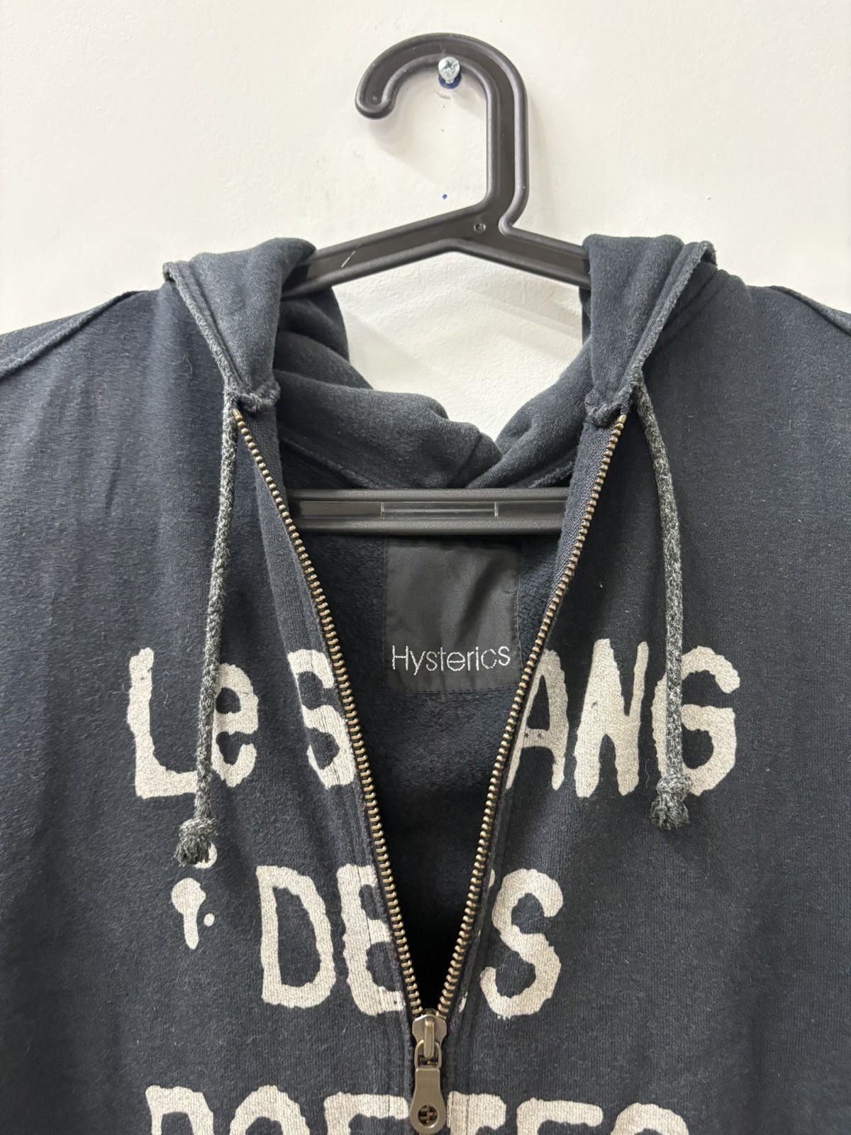 Hysteric Glamour Black Hysteric Glamour sleeveless hoodie Size US S / EU 44-46 / 1 - 3 Thumbnail