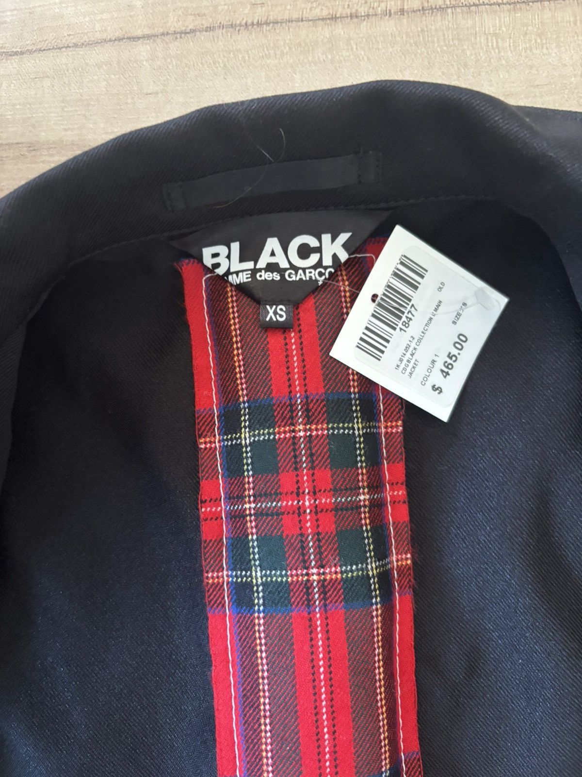 Comme des Garcons Black BLACK COMME de GARCONS blazer with puff cross patch Size 34S - 5 Thumbnail