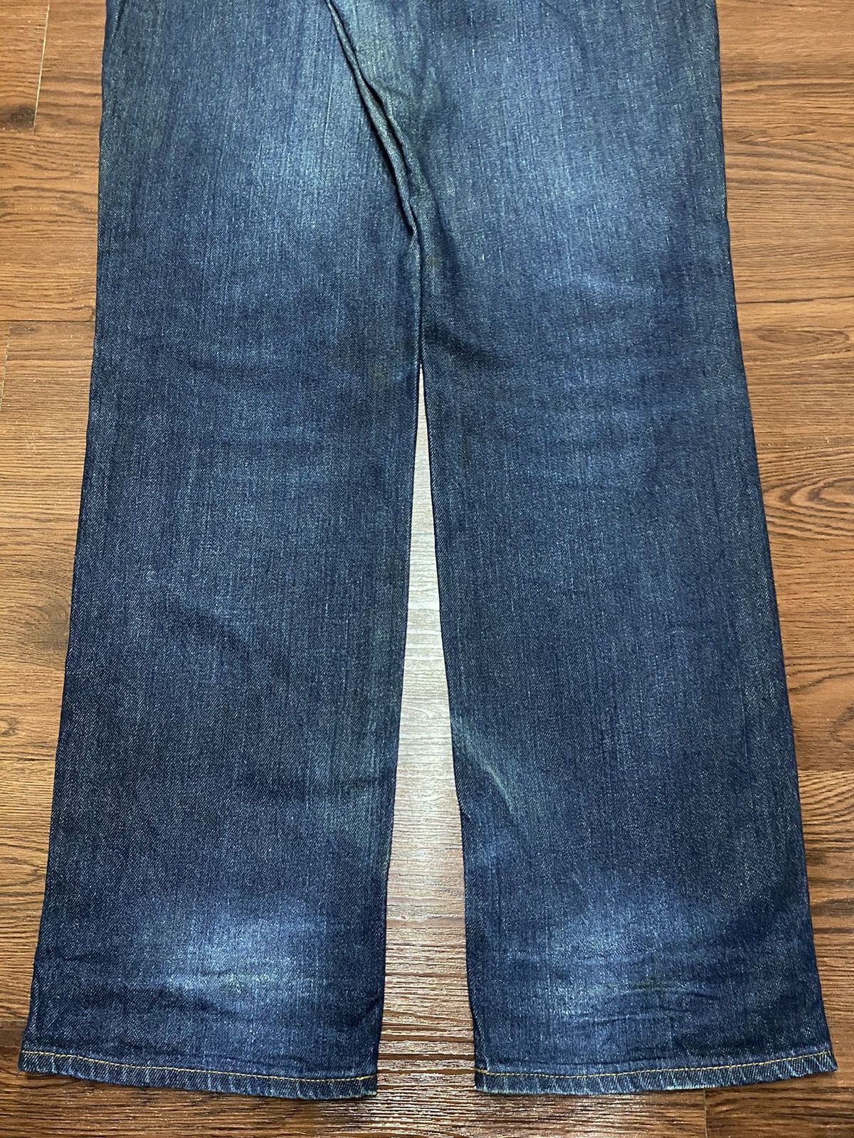 Japanese Brand Vintage Japanese Brands Uniqlo S003 Mud Wash Loose Jeans Size US 32 / EU 48 - 6 Thumbnail