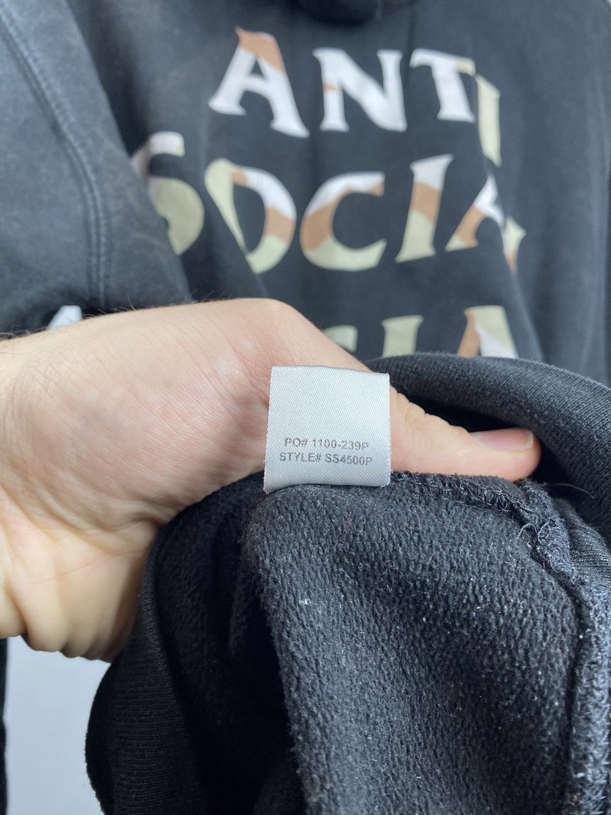 Anti Social Social Club Assc Anti Social Club Black sun faded hoodie camo logo Size US M / EU 48-50 / 2 - 8 Thumbnail