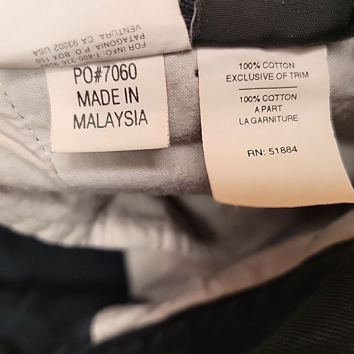 Patagonia Patagonia Pants Women 10 Black 100% Cotton Pleated Chino Trousers Outdoor Casual Size 32" / US 10 / IT 46 - 5 Thumbnail