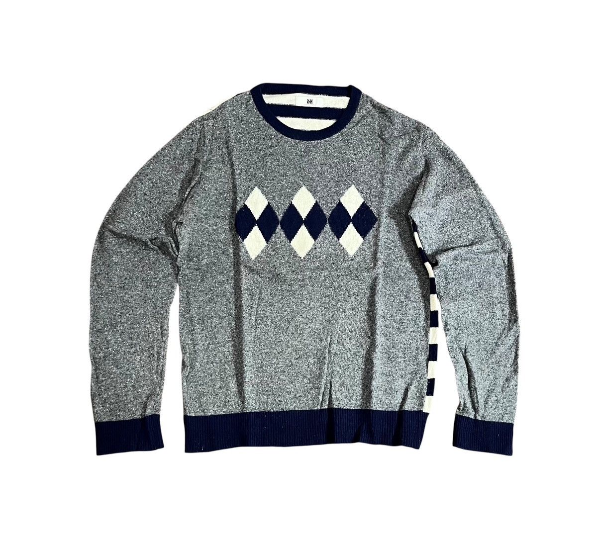 Issey Miyake Vintage issey miyake argyle boxy knit sweater Size US M / EU 48-50 / 2 - 1 Thumbnail