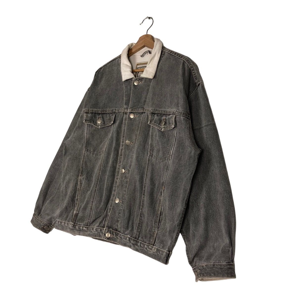Other 🔥Vtg Denim Jacket Shearling Lining Traffic Japan Made Size US M / EU 48-50 / 2 - 2 Thumbnail