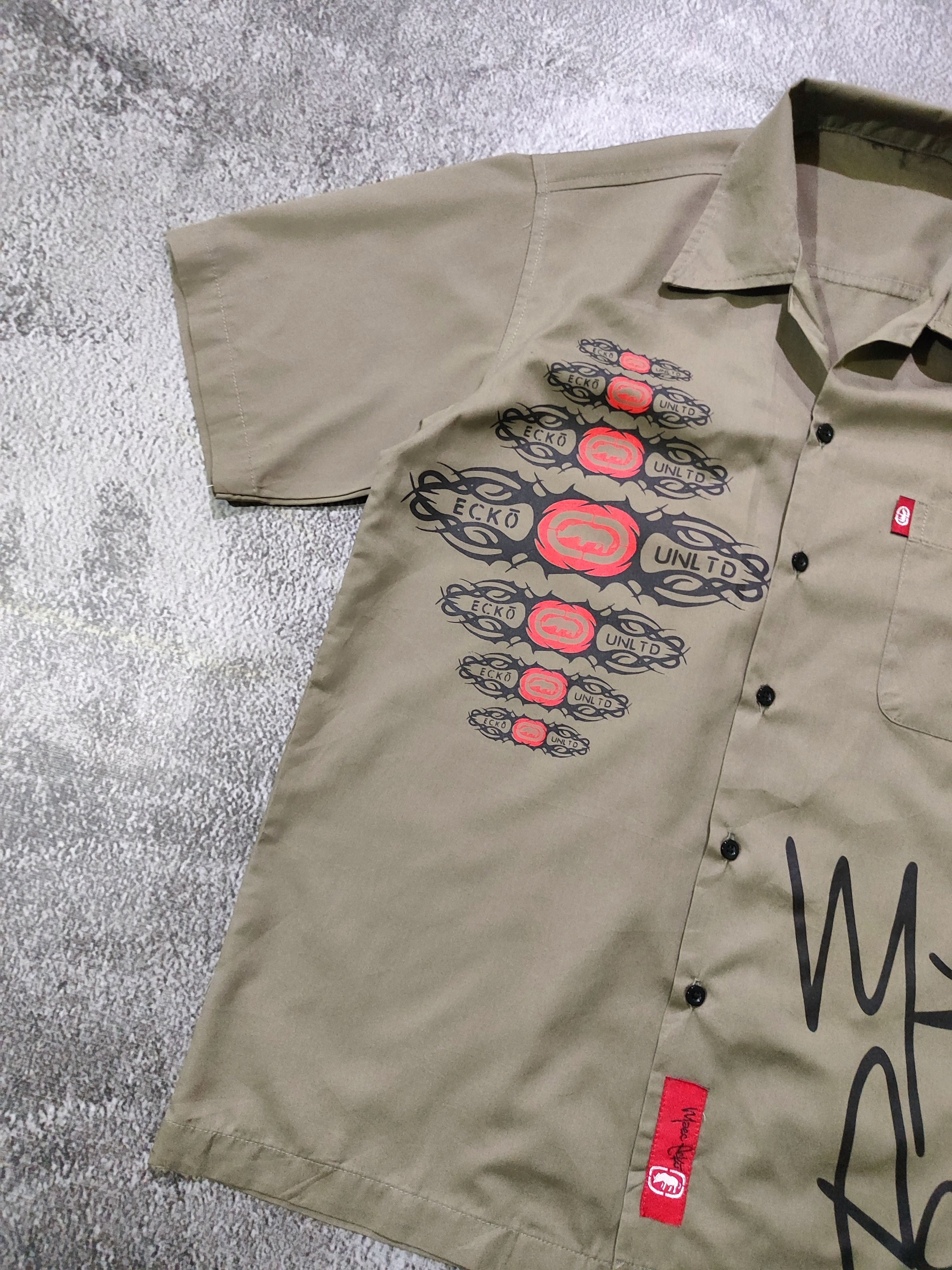 Ecko Unltd. Vintage Y2K Ecko Unltd. Tribal Button Shirt Size US M / EU 48-50 / 2 - 5 Thumbnail
