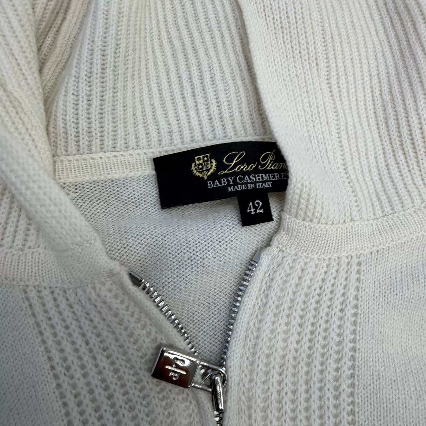 Loro Piana Loro Piana Cashmere Zip Jacket 42 dbk Near Mint Size M / US 6-8 / IT 42-44 - 5 Thumbnail