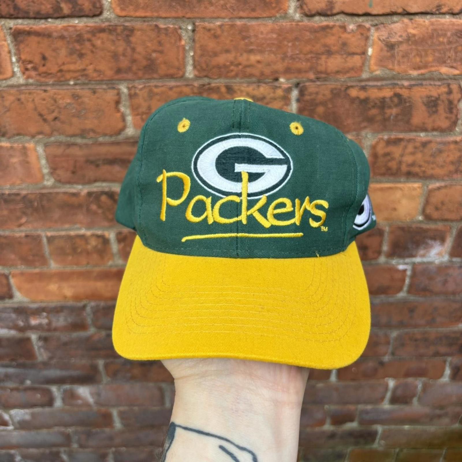 Other vintage Green Bay packers the game SnapBack hat 90s Size ONE SIZE - 1 Thumbnail