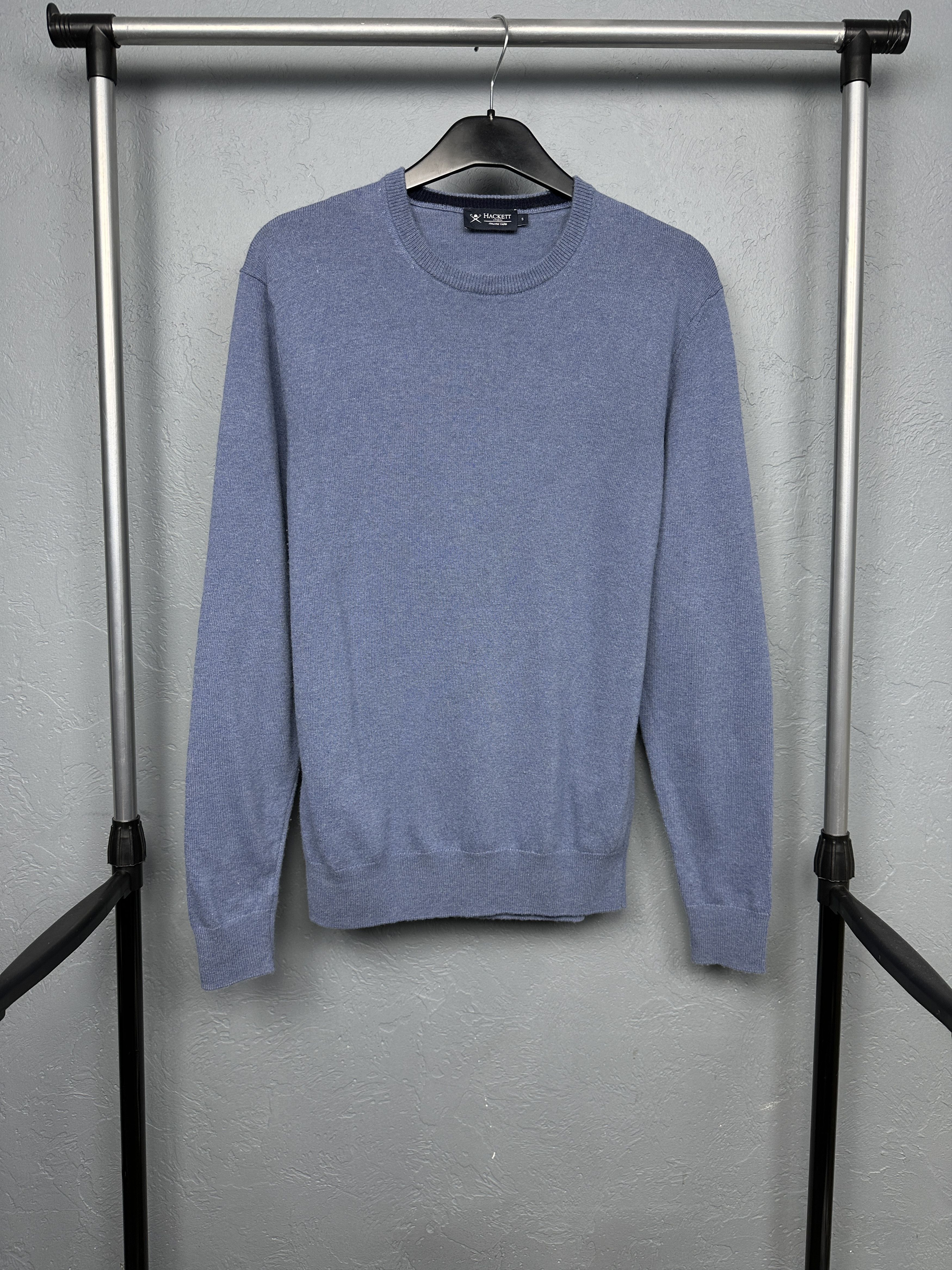 Hackett Hackett London Merino Wool Knit Mens Crew Neck Sweater Size US S / EU 44-46 / 1 - 1 Thumbnail