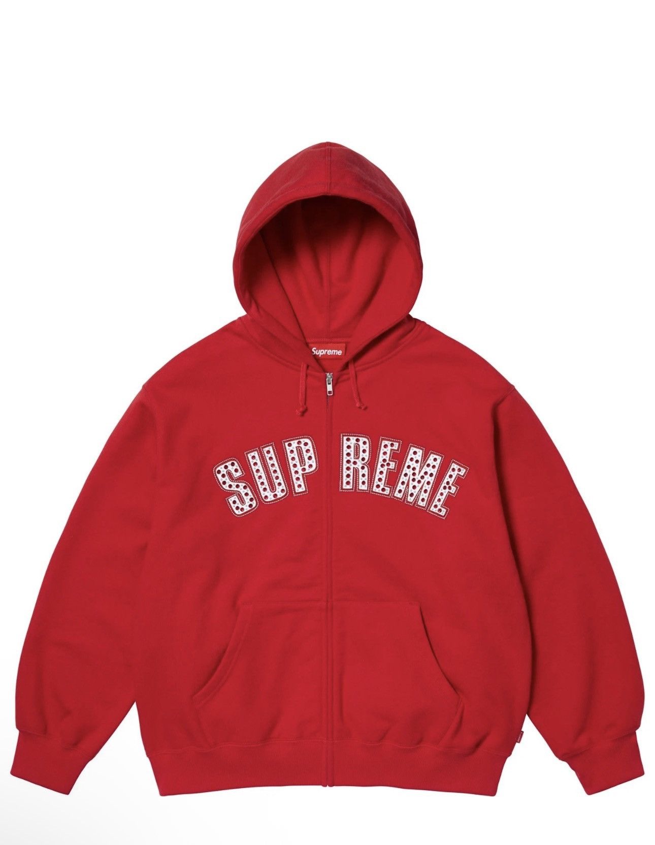 Supreme Supreme S Logo Zip Up Hooded Sweatshirt Raspberry | Grailed