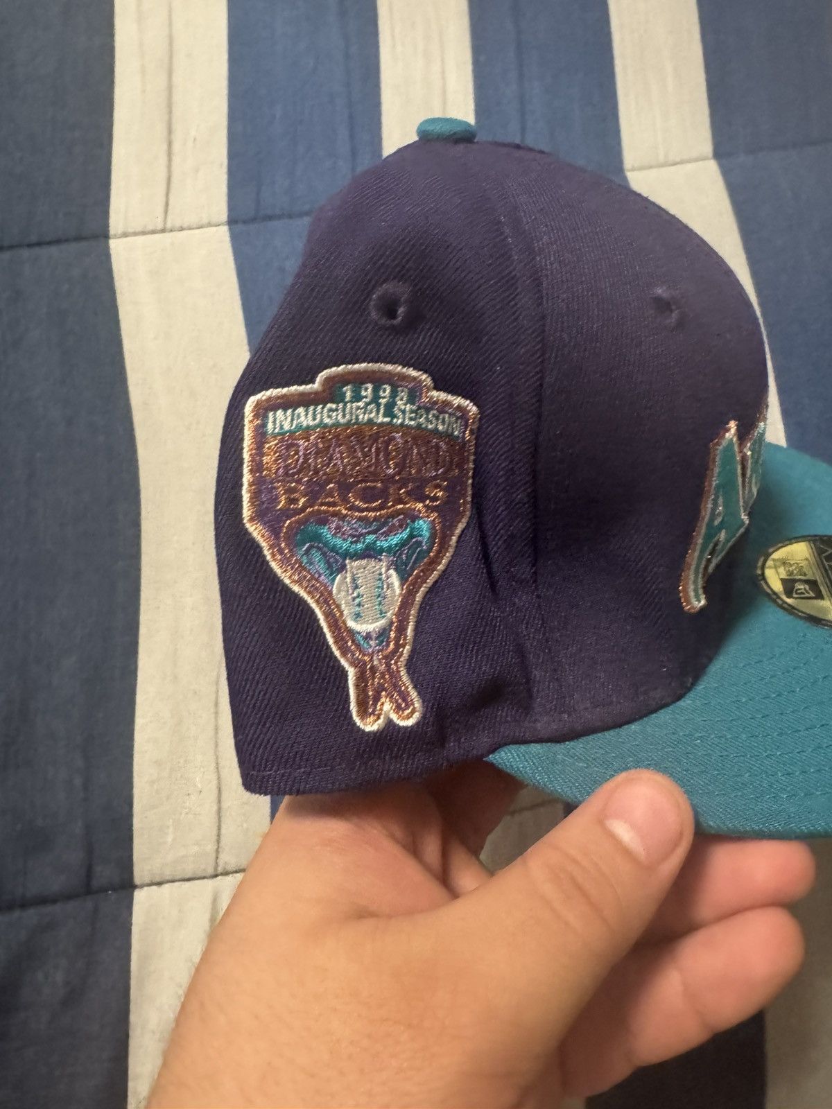 Hat Club Arizona Diamondbacks HATCLUB New Era 59Fifty Jersey Hat Size ONE SIZE - 2 Thumbnail