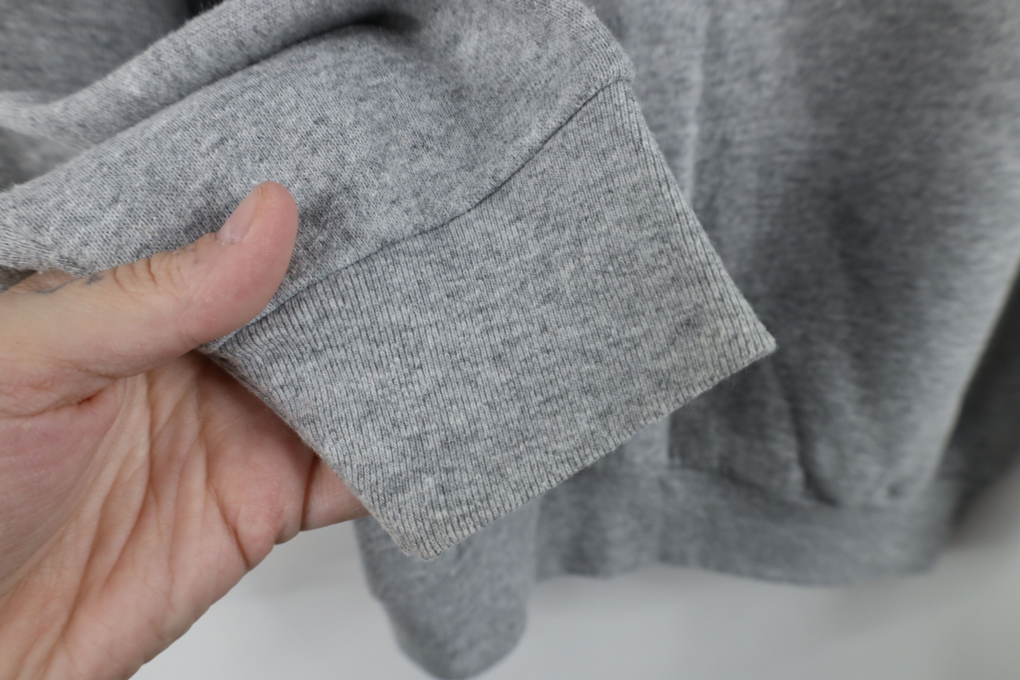 Vintage Vintage 90s Streetwear Crewneck Sweatshirt Heather Gray USA Size M / US 6-8 / IT 42-44 - 5 Thumbnail