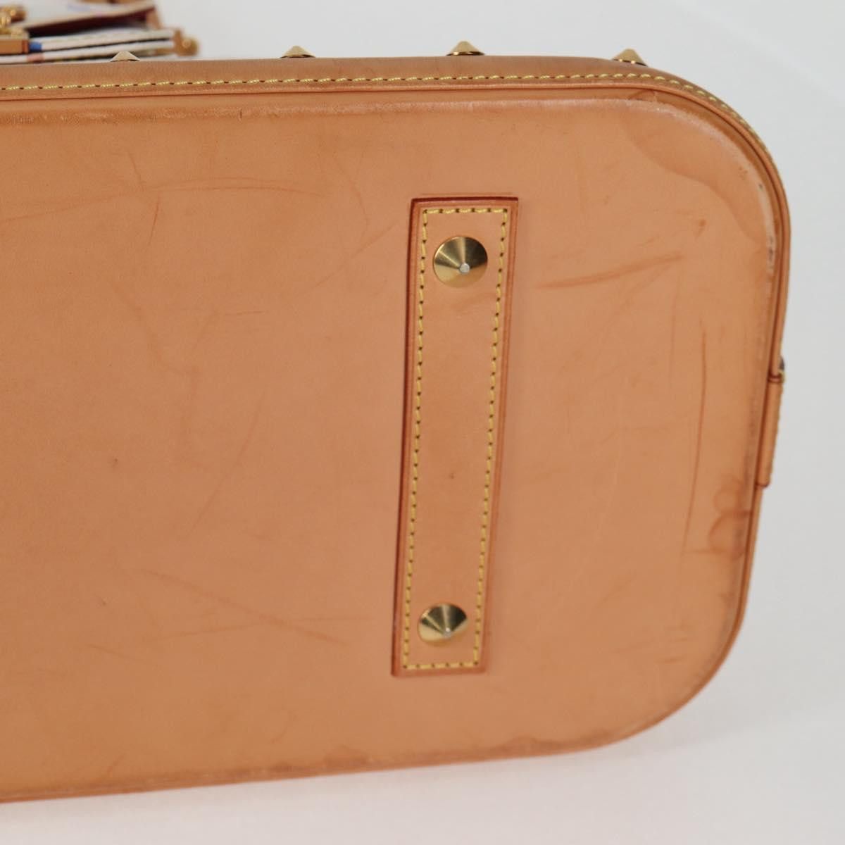 Louis Vuitton LOUIS VUITTON Monogram Multicolor Alma GM Hand Bag White Size ONE SIZE - 14 Thumbnail