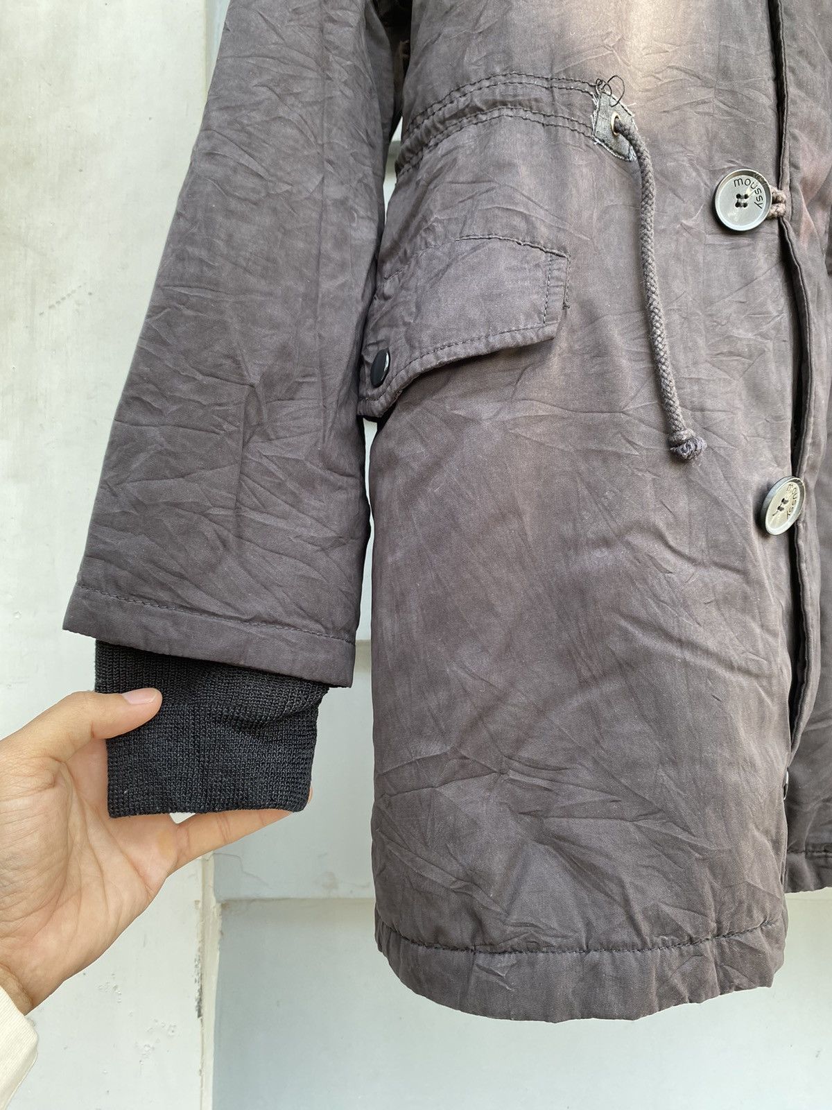Japanese Brand Moussy Black Panel Furry Parkas Size US L / EU 52-54 / 3 - 5 Thumbnail