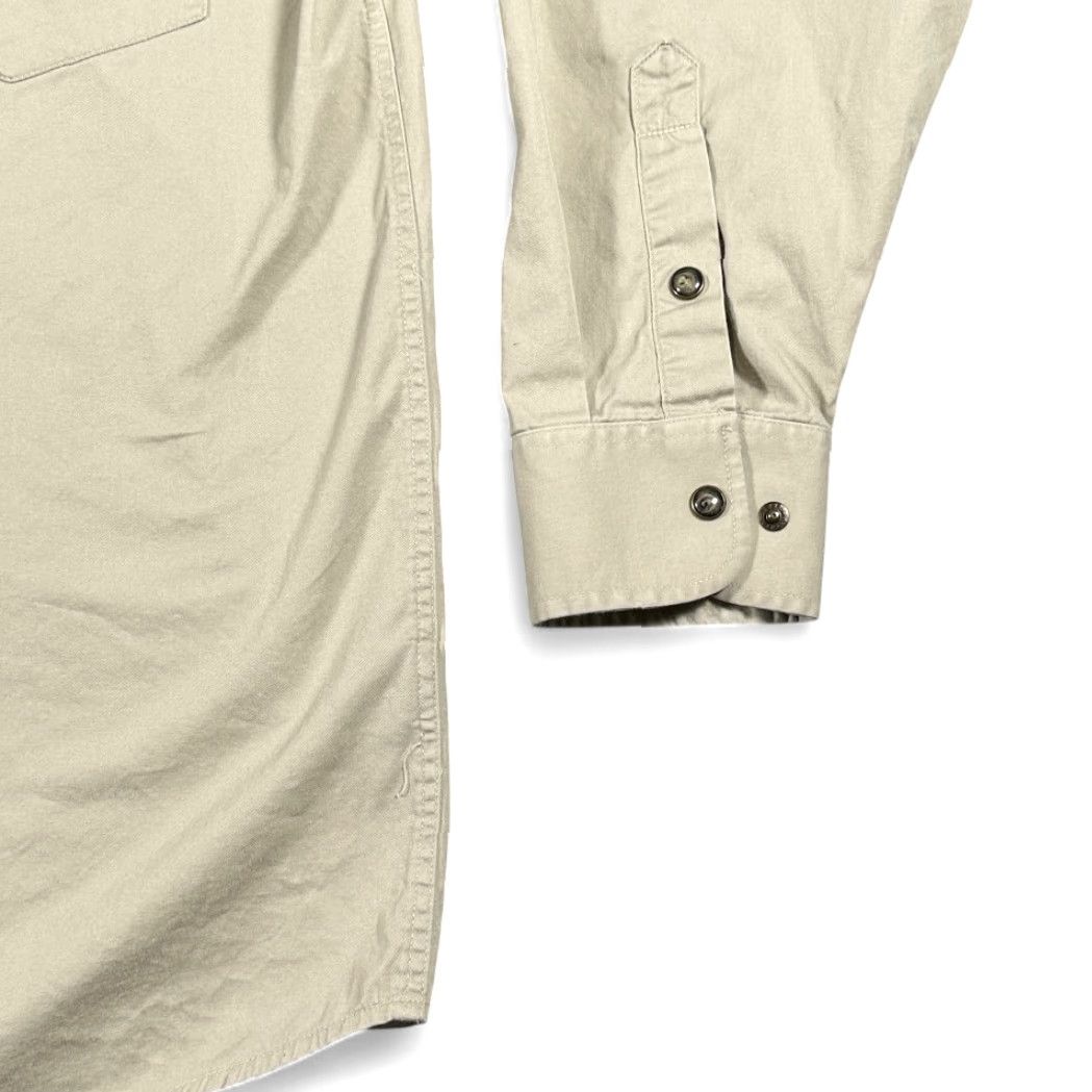 Vintage Panhandle Slim Shirt Adult MEDIUM Brown Western Cowboy Pearl Snap Front Pockets Long Sleeve Button-Up Cotton Solid Size US M / EU 48-50 / 2 - 6 Thumbnail