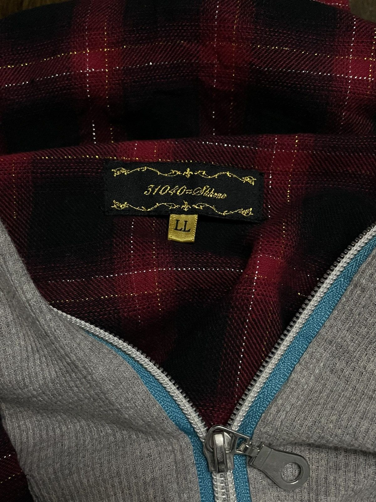 Japanese Brand Vintage 90s Japan 31040=Homme Punk Double Layered Hoodie Size US M / EU 48-50 / 2 - 8 Thumbnail