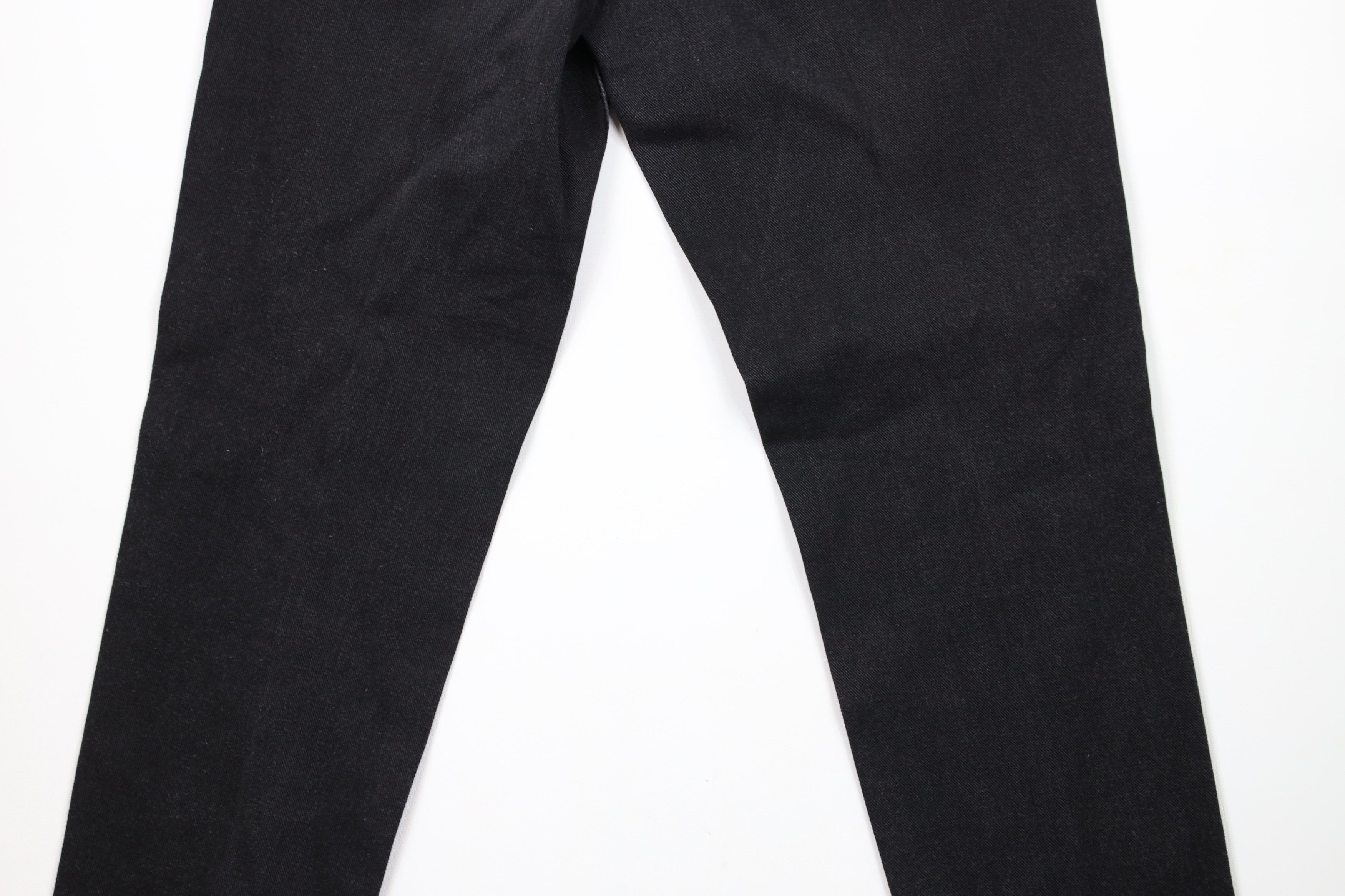 Lee × Vintage Vintage 90s Lee High Waist Tapered Leg Denim Jeans Black Size 36" / US 14 / IT 50 - 13 Thumbnail