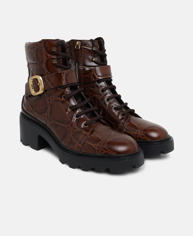 Tod's Lace-up ankle boot Size US 7 / IT 37 - 1 Thumbnail