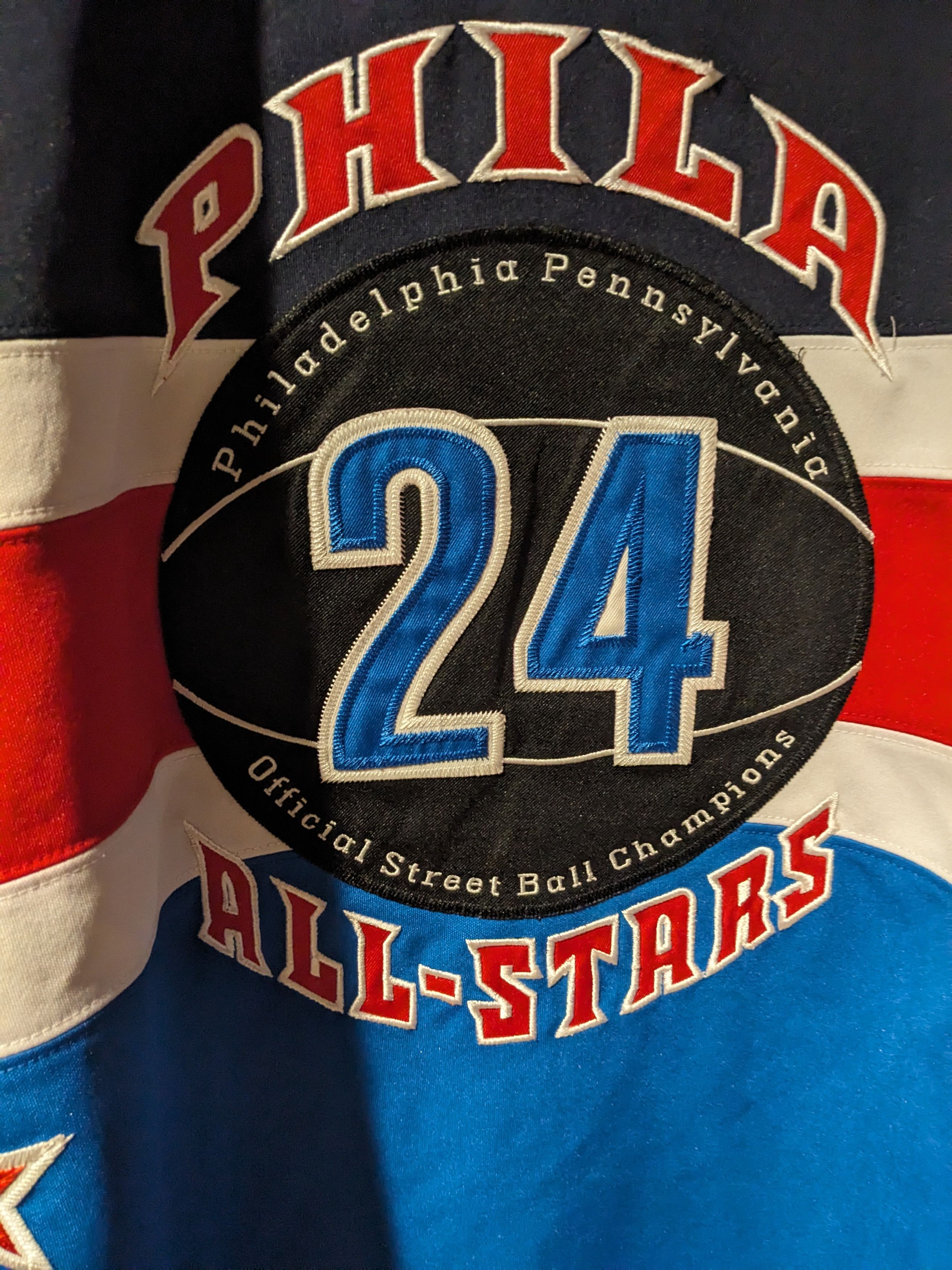 NBA × Vintage Vintage Y2K Philadelphia Phila All Star Basketball Jersey Size US XXL / EU 58 / 5 - 2 Thumbnail