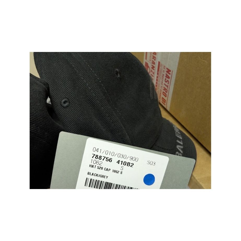 Balenciaga o1rshd1 Size:S / Cap / Hat in Black/Grey Size ONE SIZE - 11 Thumbnail