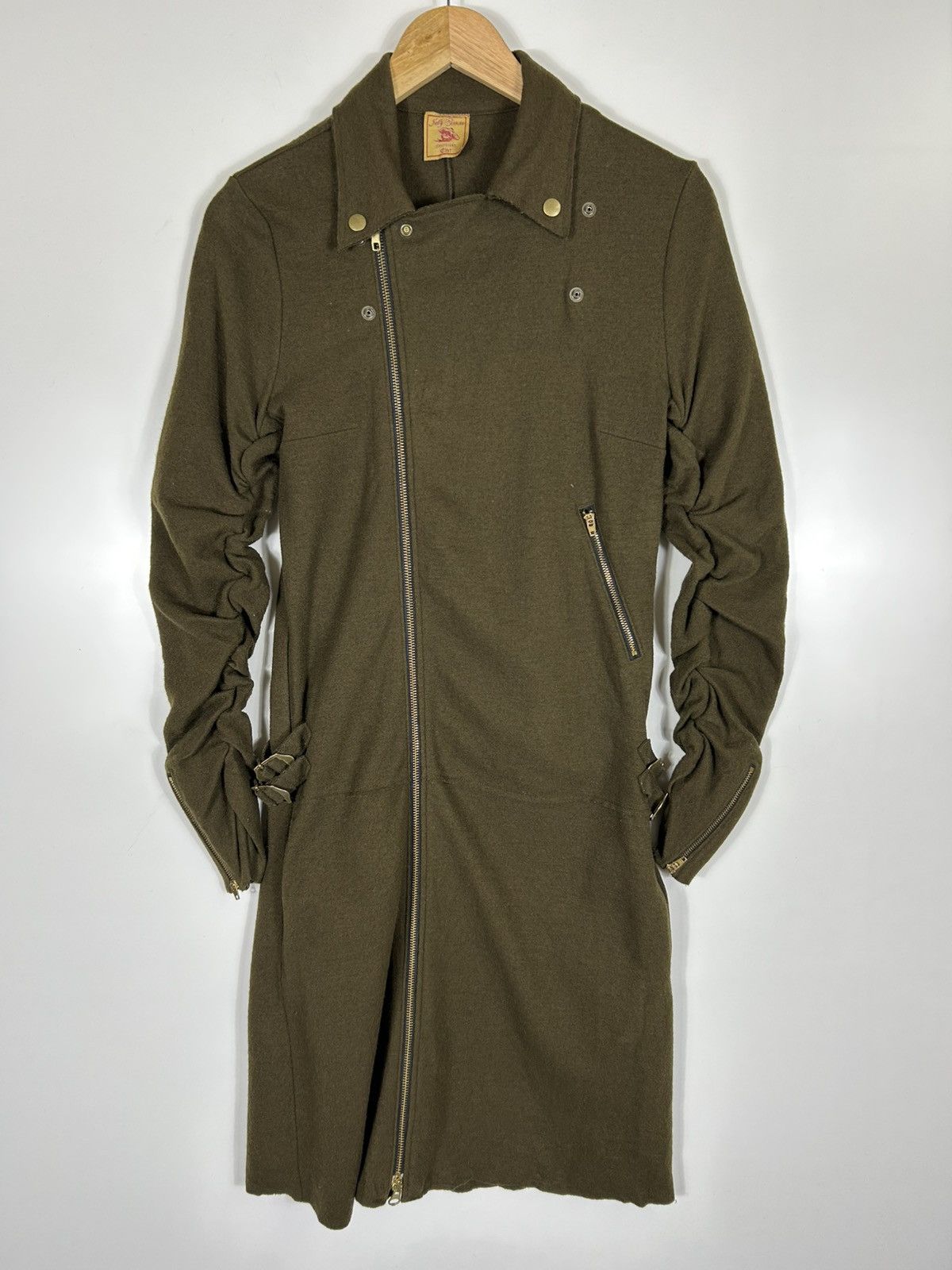 Japanese Brand 🔥Rare Jelly Garcia Japan Wool Double Collar Long Jacket Size S / US 4 / IT 40 - 12 Thumbnail
