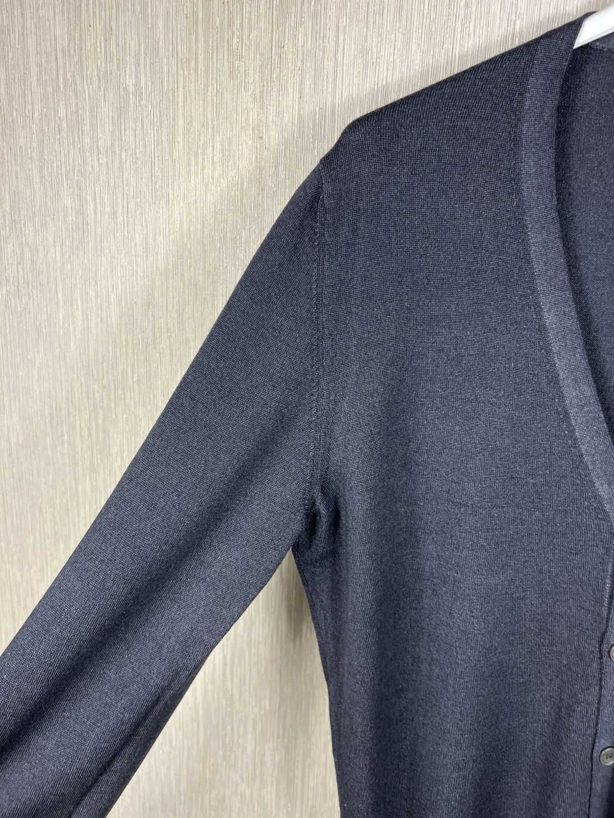 Gran Sasso Gran Sasso vintage style washed grey wool cardigan sweater Size US L / EU 52-54 / 3 - 9 Thumbnail