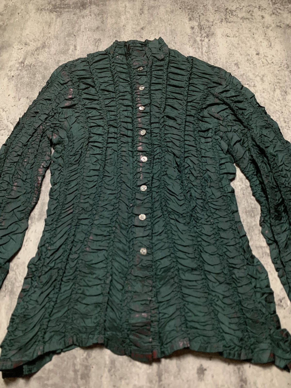 Pleats Please Issey Miyake Vintage Pleated Crumpled Yoshiki Hishinuma Size M / US 6-8 / IT 42-44 - 2 Thumbnail