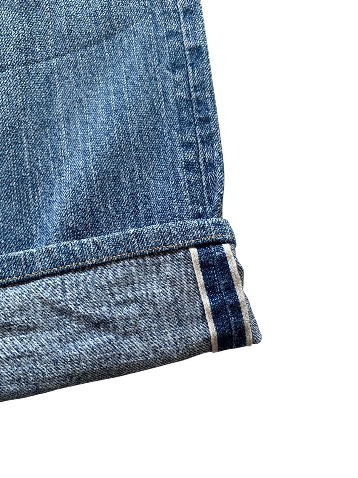 Edwin VINTAGE EDWIN 505Z SELVEDGE RUSTY JAPANESE DISTRESSED DENIM Size US 34 / EU 50 - 12 Thumbnail