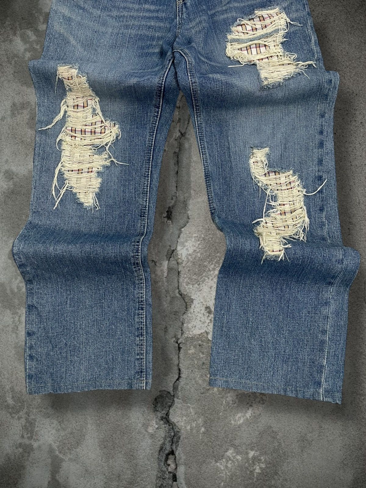 Hysteric Glamour Vintage Authentic Designer 1990s Denim Lab Distressed Denim Size US 32 / EU 48 - 3 Thumbnail
