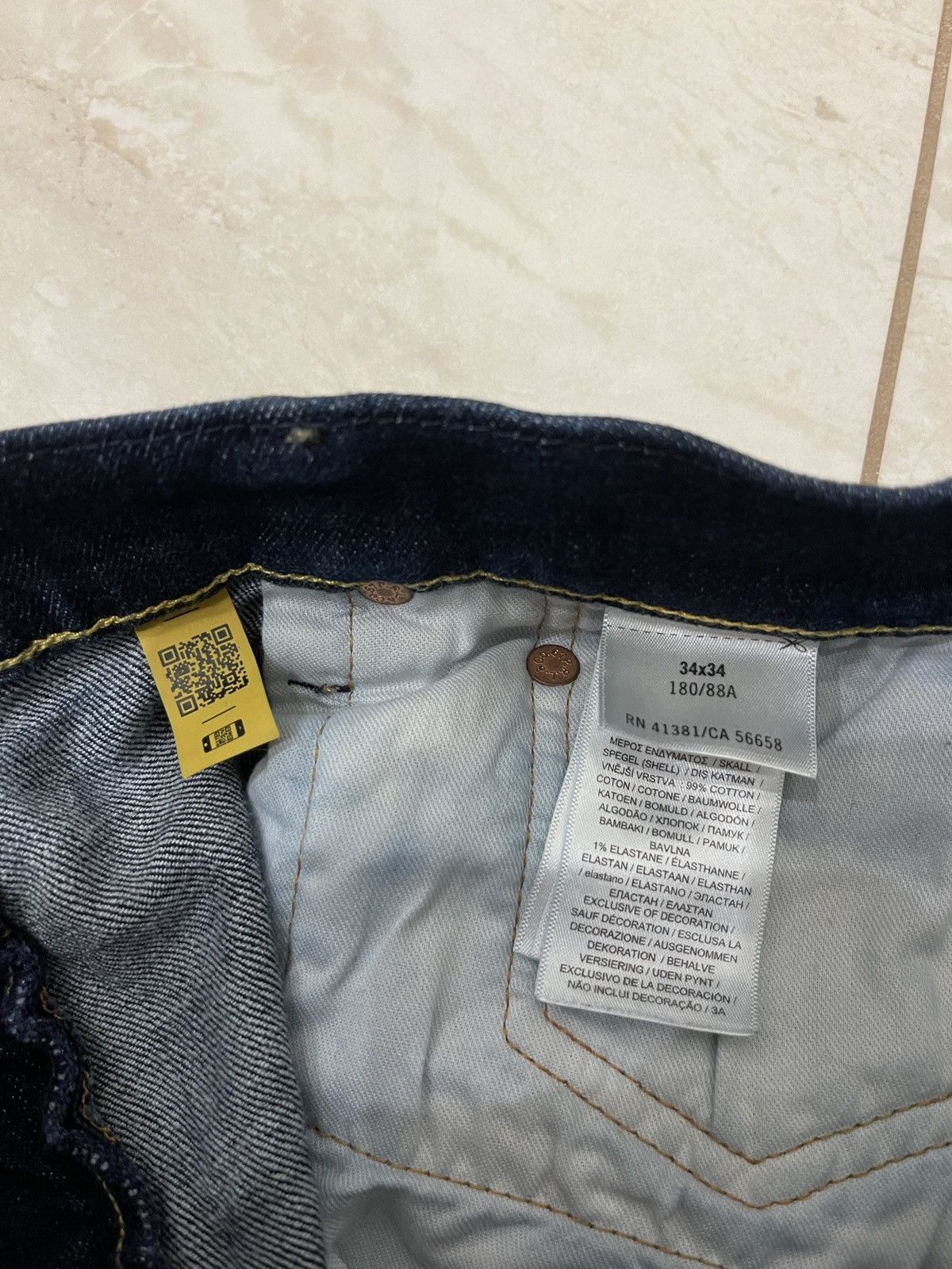 Polo Ralph Lauren Polo Ralph Lauren Dark Wash Slim Denim Jeans 34x34 Size US 34 / EU 50 - 14 Thumbnail