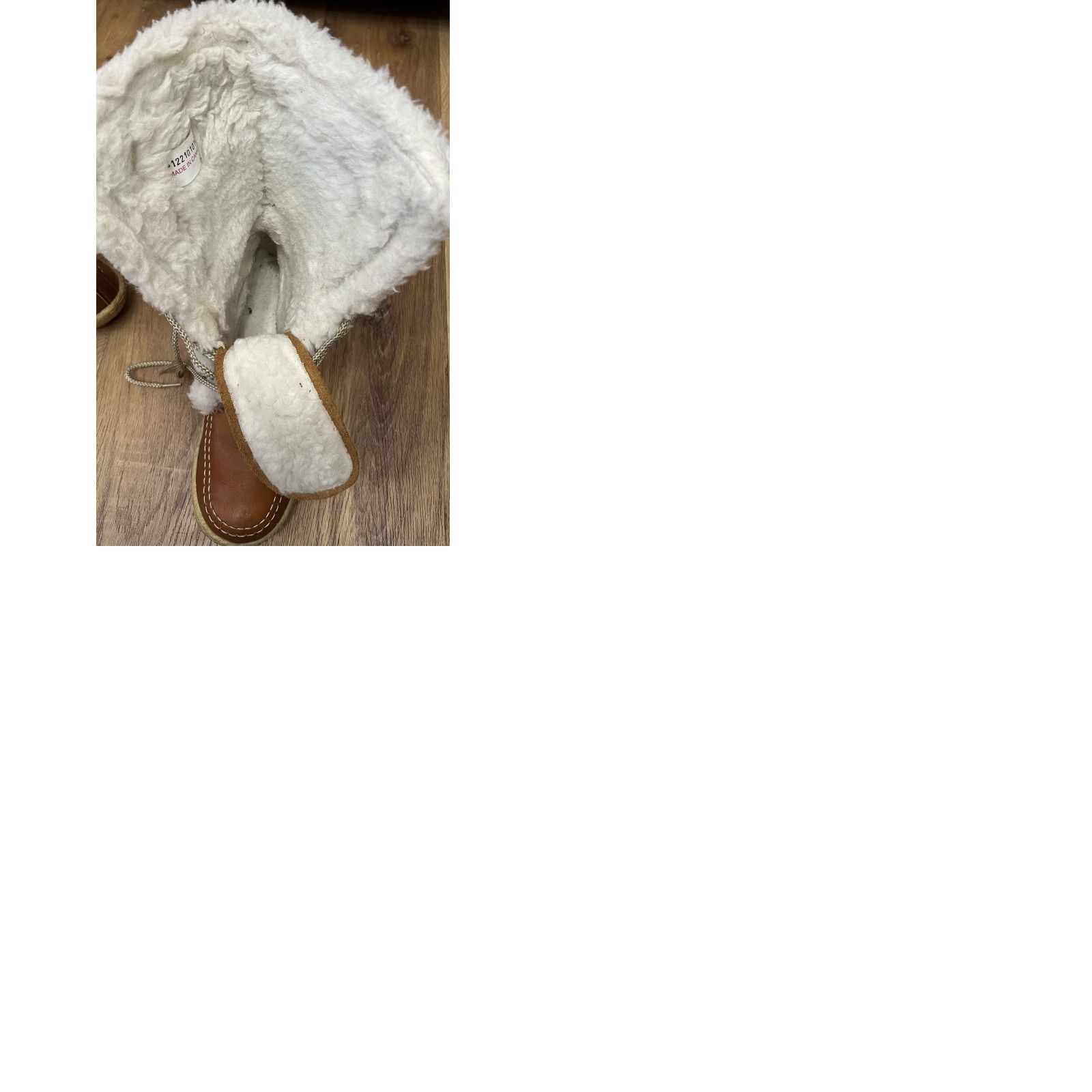 Vintage VINTAGE Cabela's Boots Leather Shearling Moccasin Snow Winter Brown Women's Size 9 Pair Lined Canada Size US 9 / IT 39 - 9 Thumbnail