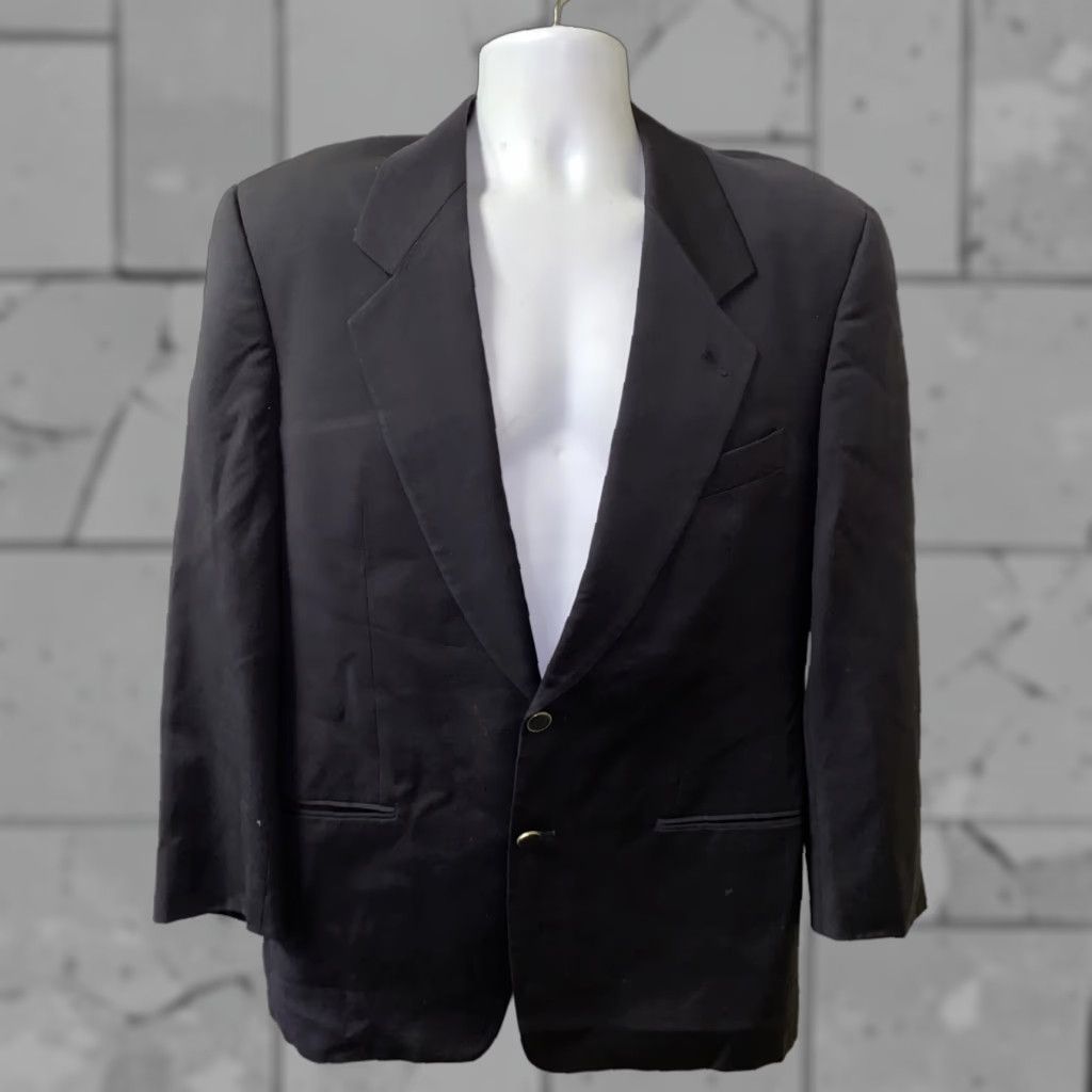 Vintage Mani Sport Coat Navy Blue Wool 2 Button Italian Made Size 39R Men Regular Size US XXS / EU 40 - 1 Thumbnail