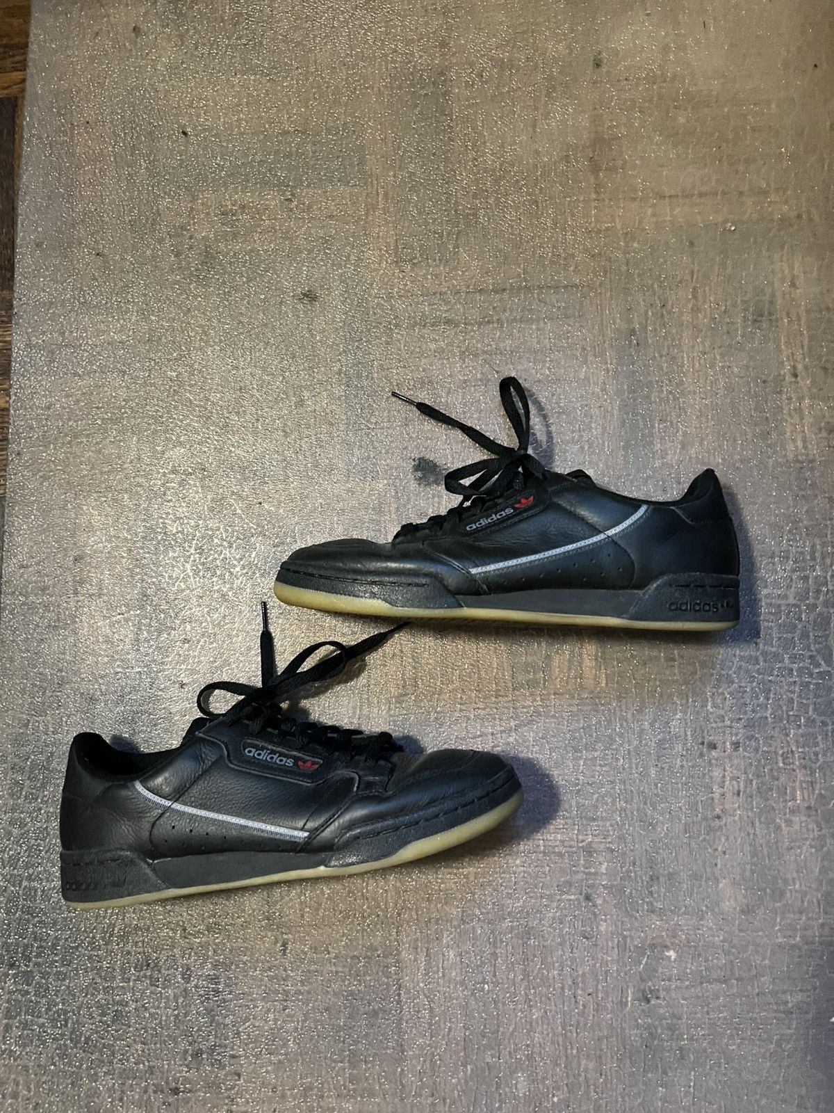 Adidas Adidas Continental 80s Black/Gum Size US 9 / EU 42 - 2 Thumbnail