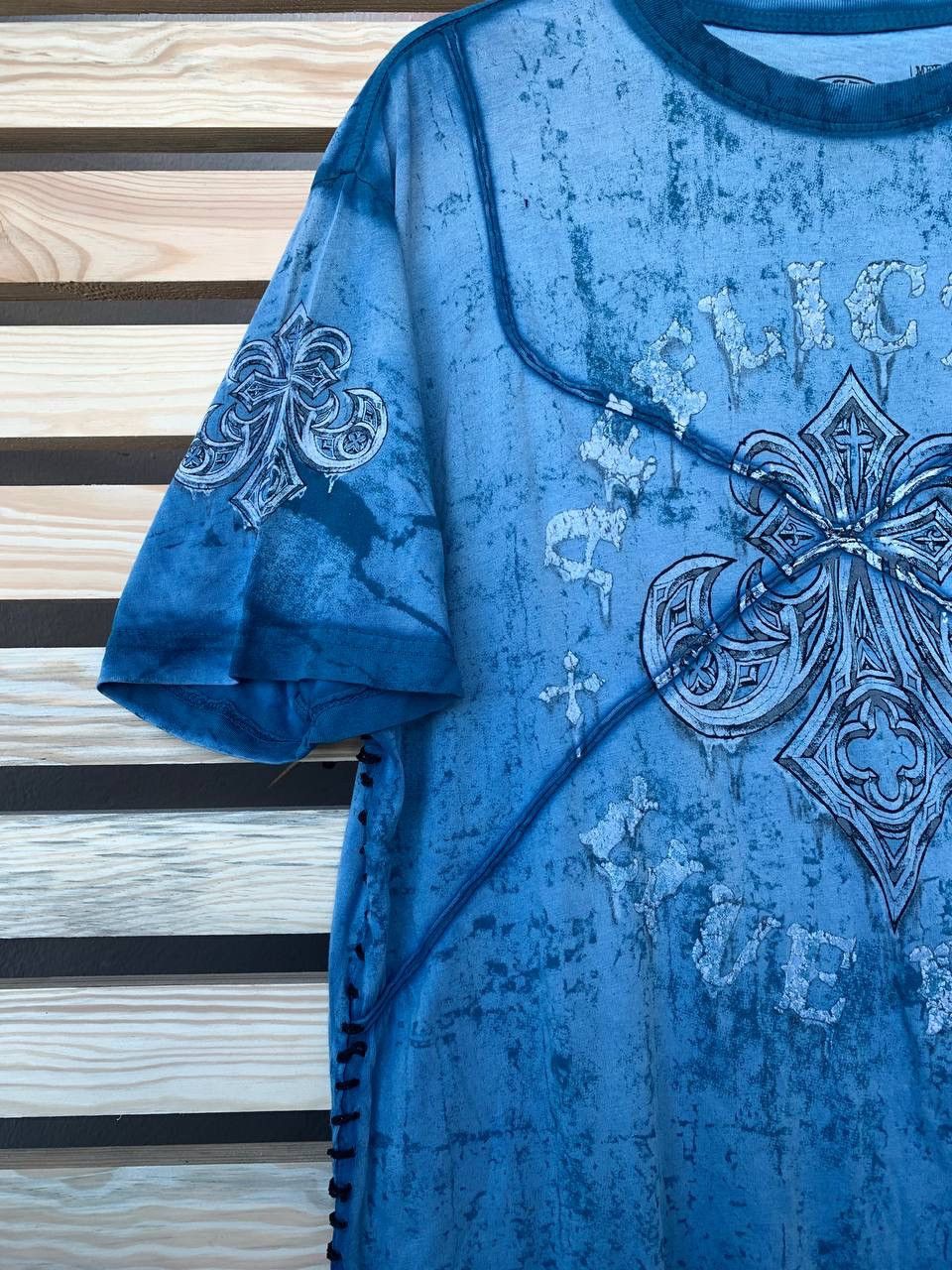Affliction AFFLICTION CRAZY Y2K PRINTED 90s ERA T SHIRT Size US M / EU 48-50 / 2 - 5 Thumbnail