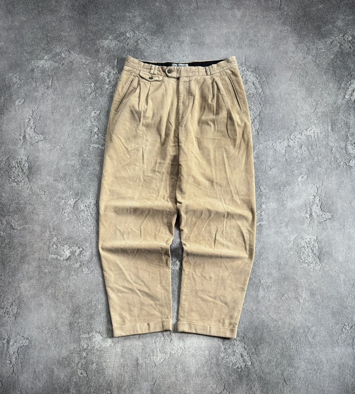 Yves Saint Laurent YvesSaintLaurent 80s 90s L/XL velvet corduroy pants trousers Size US 36 / EU 52 - 1 Thumbnail